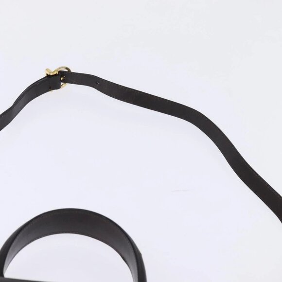 Salvatore Ferragamo Gancini Hand Bag Leather 2way Brown Gold Auth 147511 - Picture 9 of 16